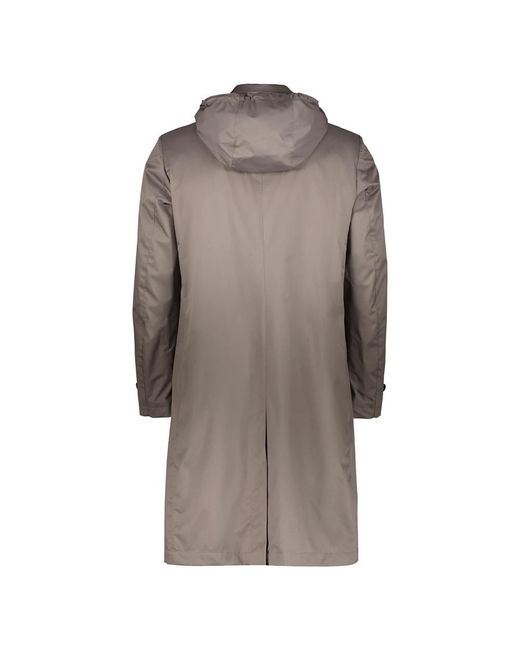 Moorer Jassen ,Bruin ,Polyester Capuchon Waterdichte Regenjas Met Zakken in het Brown voor heren