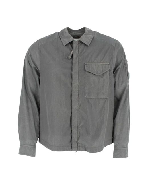 C P Company Graue overshirt mäntel in Gray für Herren