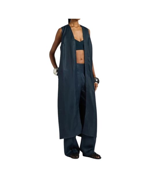 Liviana Conti Blue Waistcoats