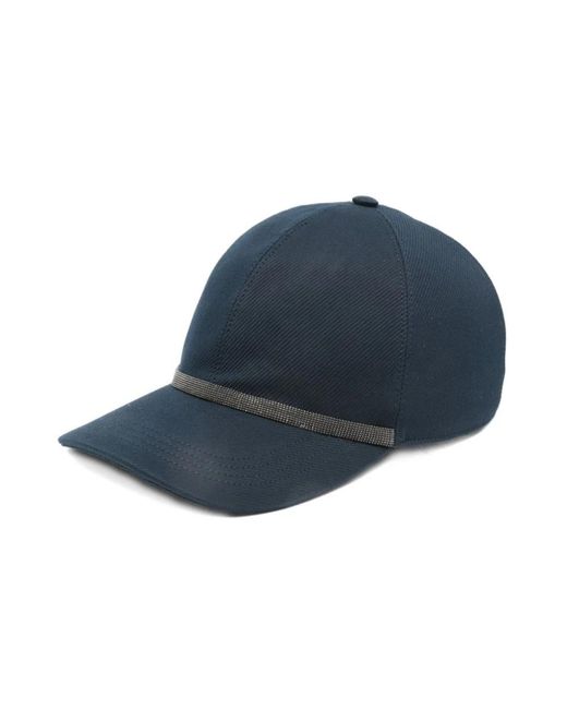 Brunello Cucinelli Blue Caps
