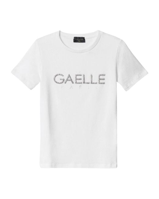 T-shirts Gaelle Paris de color White