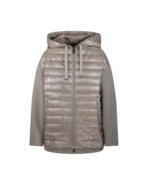 Herno Gray Winter Jackets