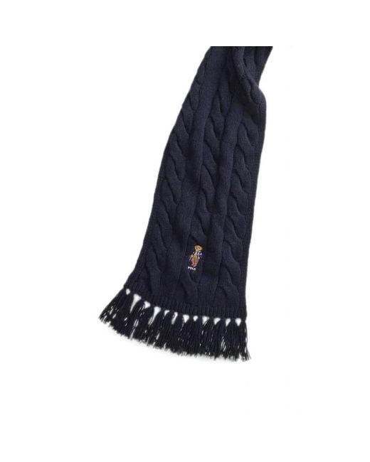 Ralph Lauren Blue Winter Scarves