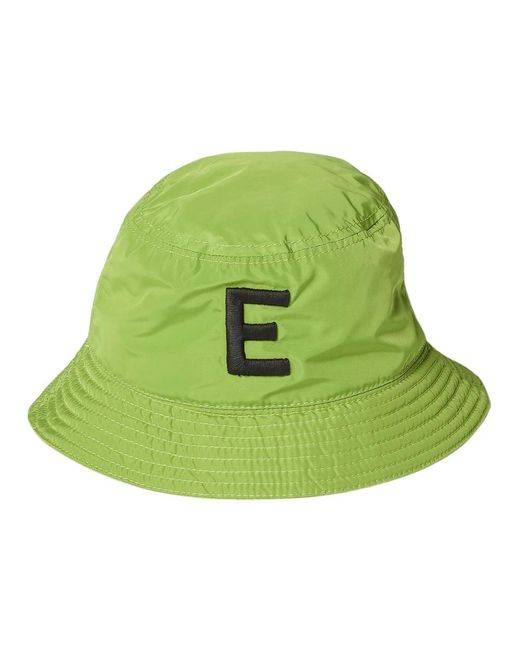 Sombrero bucket kiwi con logo Ermanno Scervino de color Green