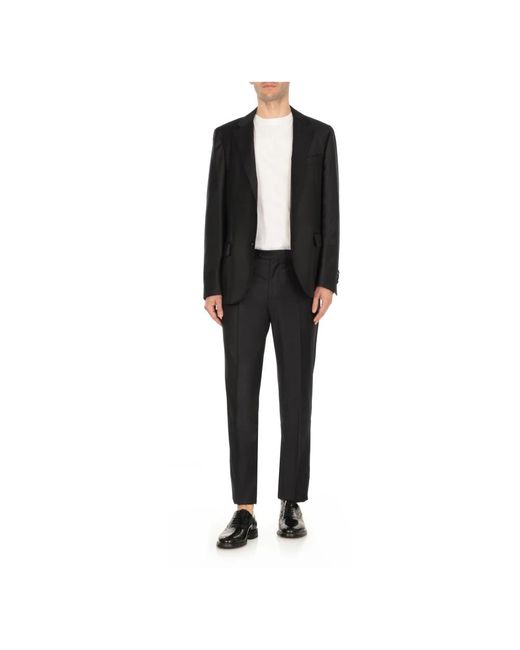 BERWICK  1707 Black Business Shoes for men