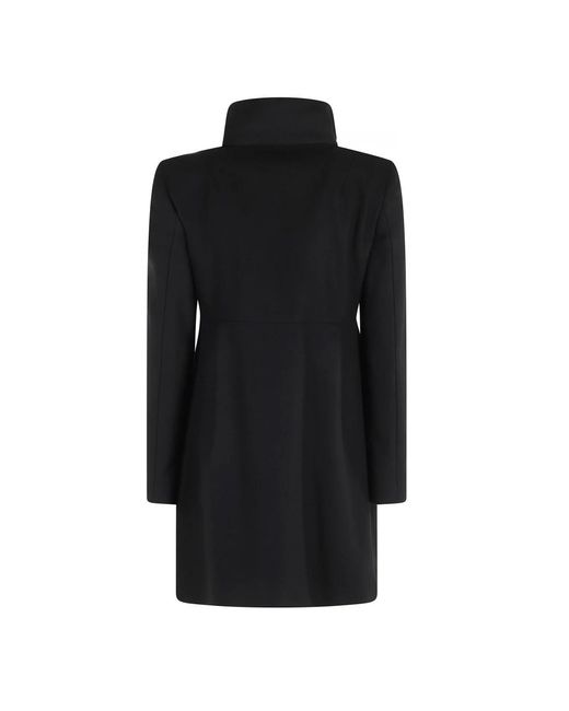 Fay Black Single-Breasted Coats