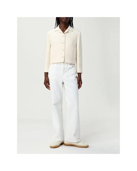 Gucci Wide Jeans in het White