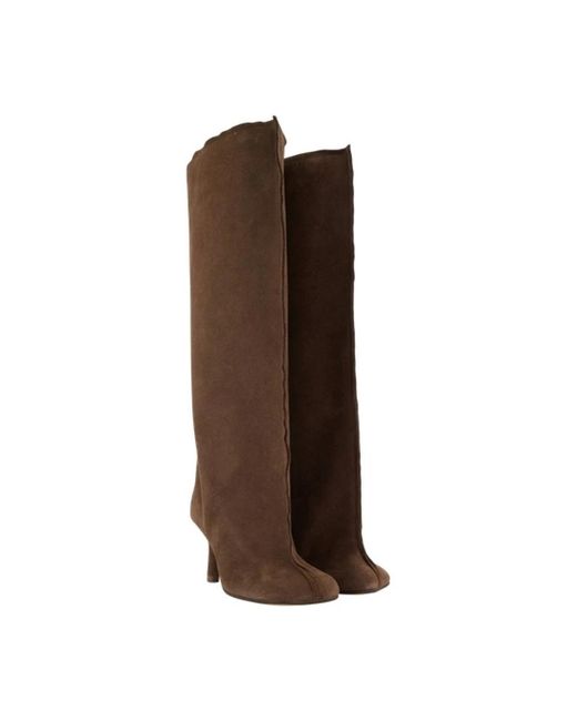 MM6 by Maison Margiela Brown Heeled Boots