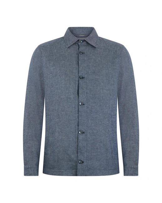 Herno Blue Casual Shirts for men