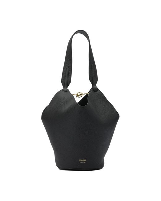 Khaite Black Shopping Bags