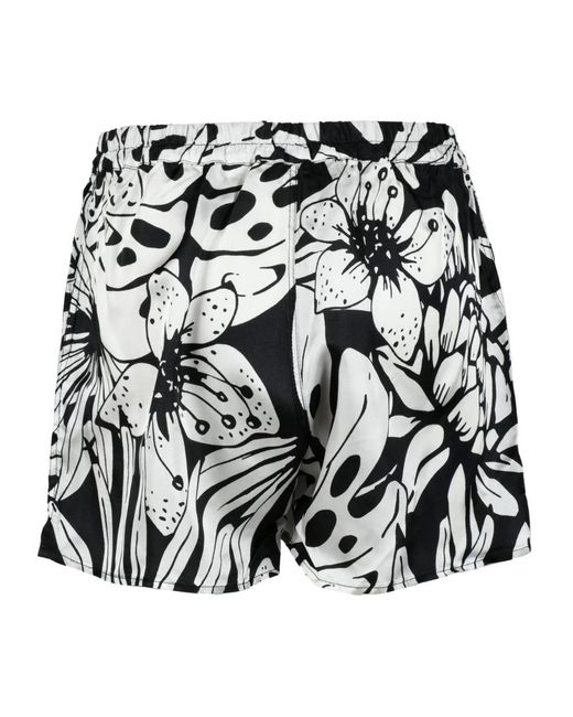 Laneus Black Short Shorts