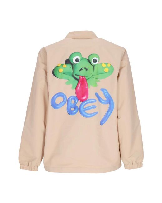Obey Light Jackets in het Natural voor heren