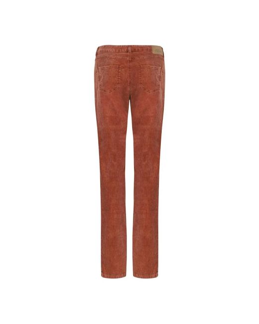 Isabel Marant Red Straight Trousers