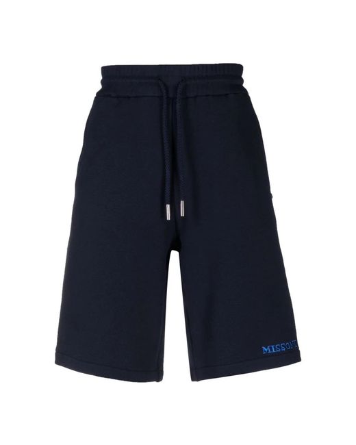 Missoni Blue Casual Shorts for men