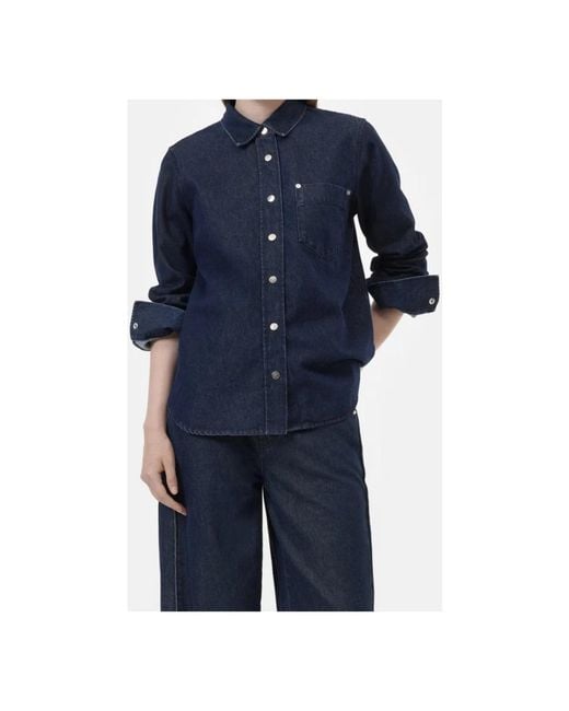 Closed Blue Denim Shirts