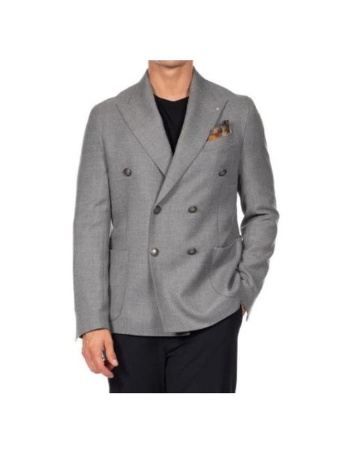 Bharnaba Gks-607 Vigan Jacket in het Gray voor heren
