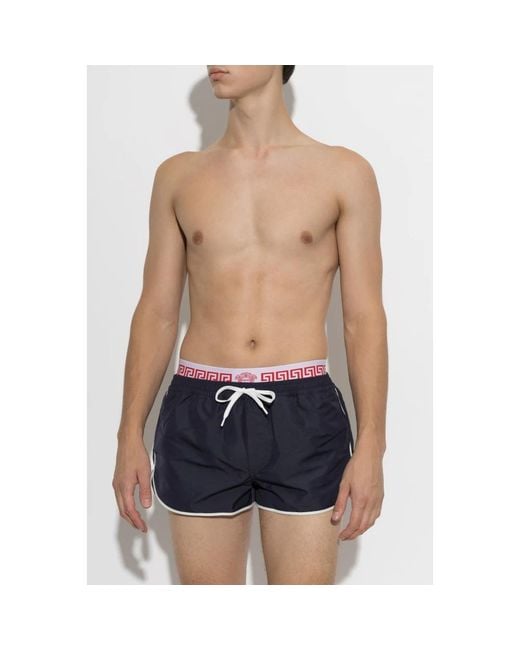Beachwear Versace de hombre de color Blue