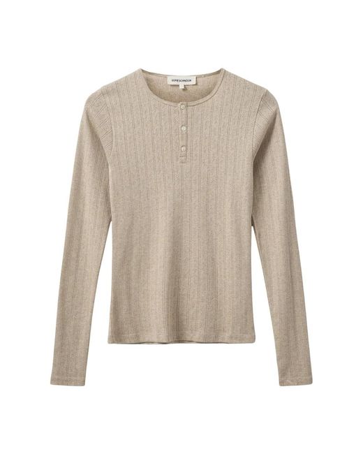 Sofie Schnoor Natural Long Sleeve T-Shirts