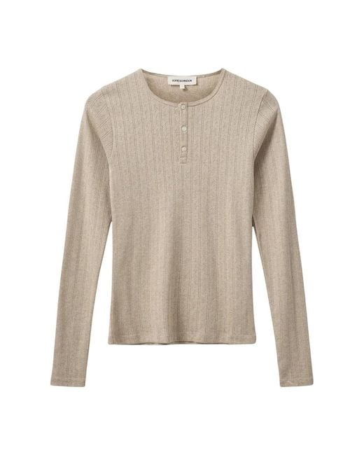 Sofie Schnoor Tops ,Long Sleeve Tops in het Natural