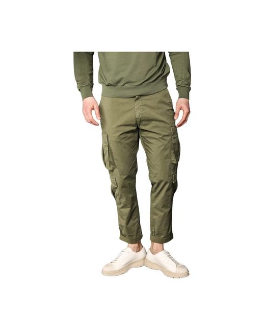 Trousers > slim-fit trousers Mason's pour homme en coloris Green