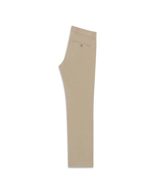 Saint Laurent Natural Straight Trousers for men