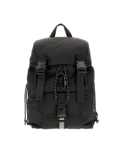 A.P.C. Black Backpacks for men