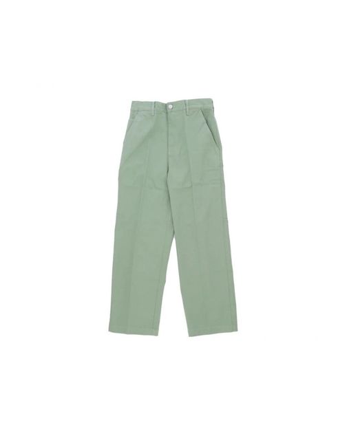 Obey Green Wide Trousers