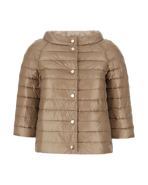 Herno Brown Winter Jackets