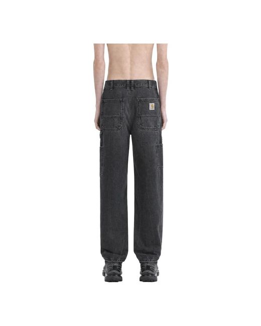 Carhartt Gray Straight Fit Jeans for men
