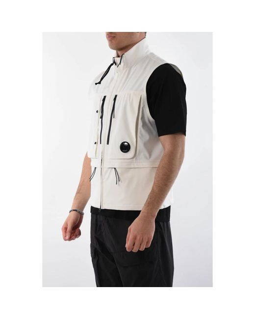 C P Company Gray Vests for men