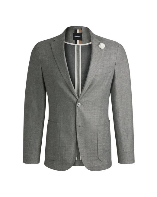 HUGO Jassen ,Groen ,Elegante Blazer Voor in het Gray voor heren