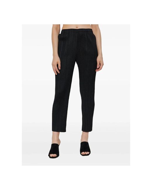 Issey Miyake Black Cropped Trousers