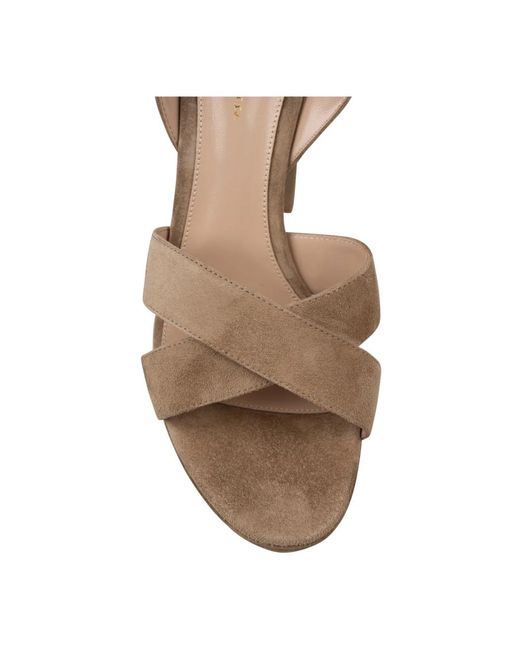 Gianvito Rossi Metallic High Heel Sandals