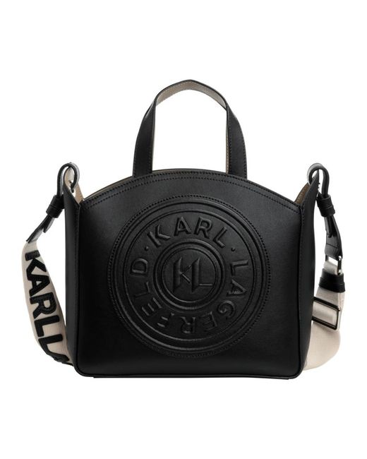 Karl Lagerfeld Black Handbags