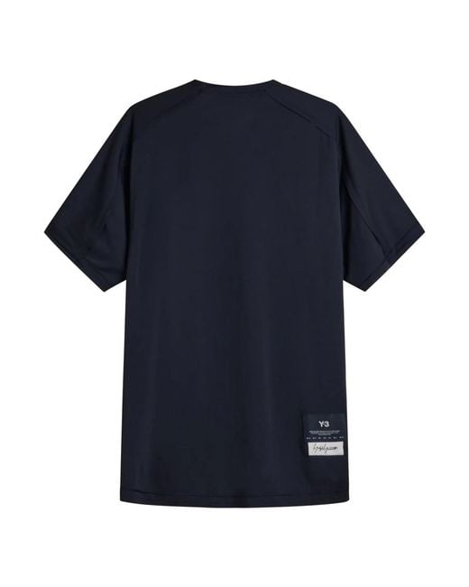 Y-3 Blue T-Shirts for men