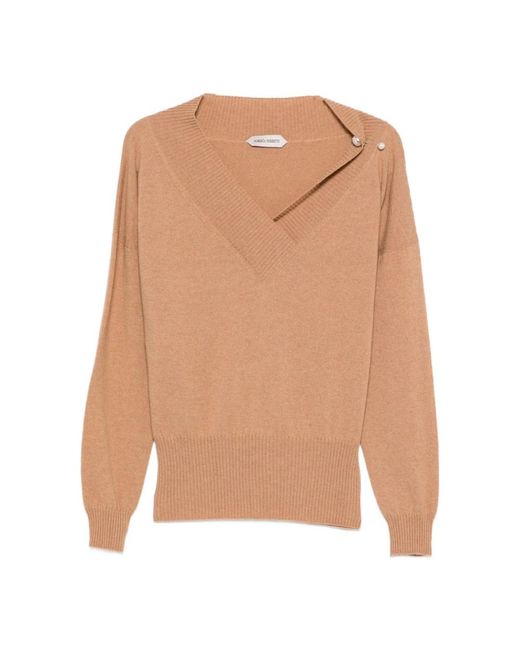 Alberta Ferretti Cashmere Knitwear in het Brown