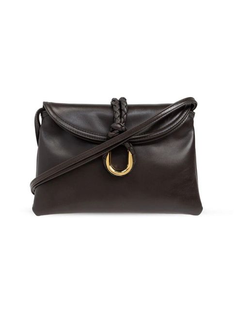 Bottega Veneta Black Shoulder Bag Liberta Small