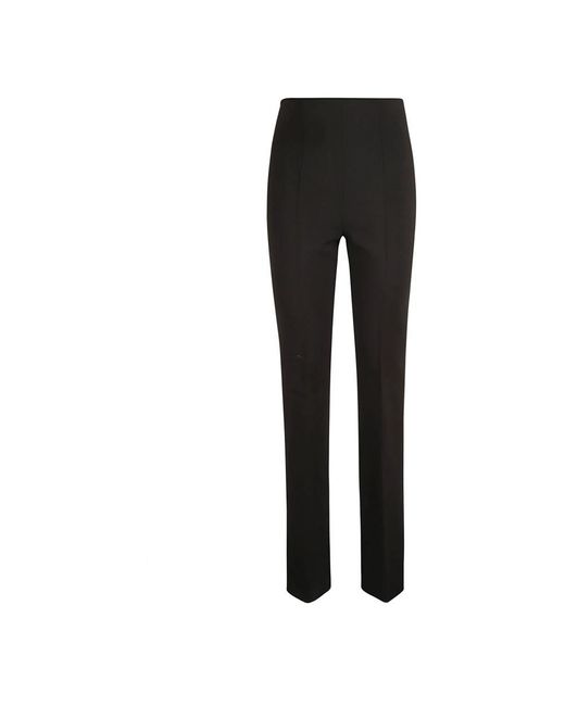 Sportmax Black Slim-Fit Trousers