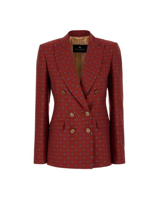 Etro Red Blazers