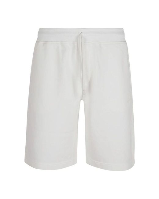 C P Company Weiße Bermuda-Shorts Für Männer in White für Herren
