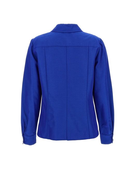 Carolina Herrera Blue Shirts