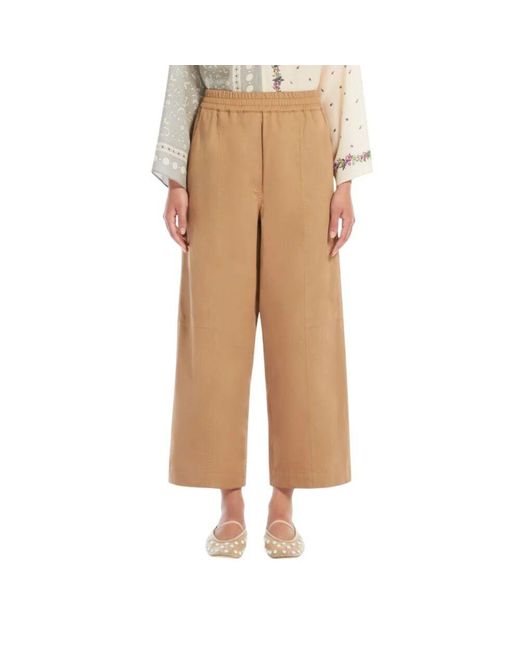 Wide Trousers di Weekend in Natural