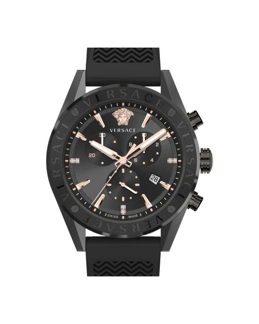 Versace Black Watches for men