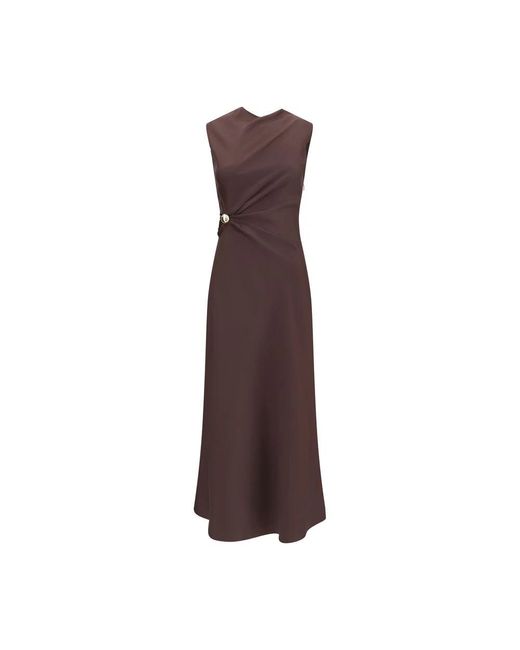 Maxi Dresses di Loulou de Saison in Brown
