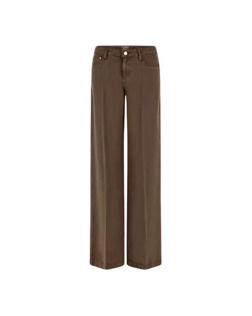 Guess Brown Wide Trousers