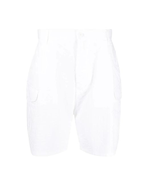 Shorts di Giorgio Armani in White da Uomo