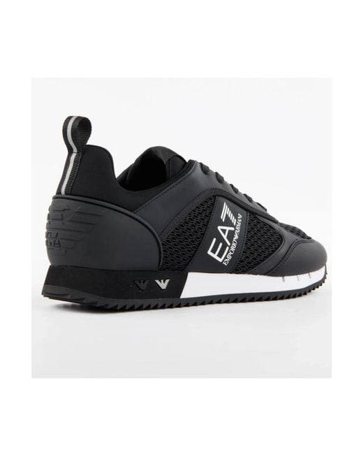 EA7 Black Sneakers for men