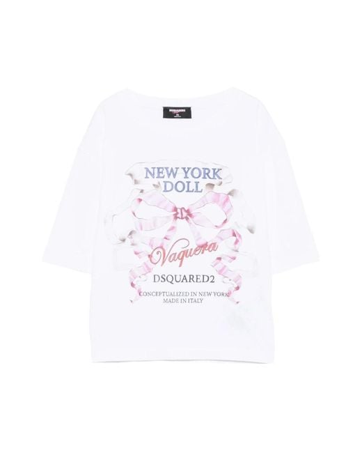 DSquared² White T-Shirts
