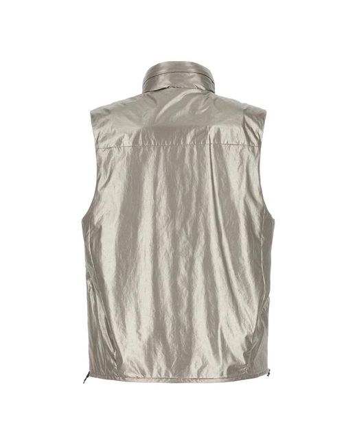 C P Company Gray Waistcoats for men