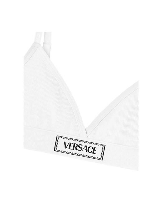 Versace White Bras